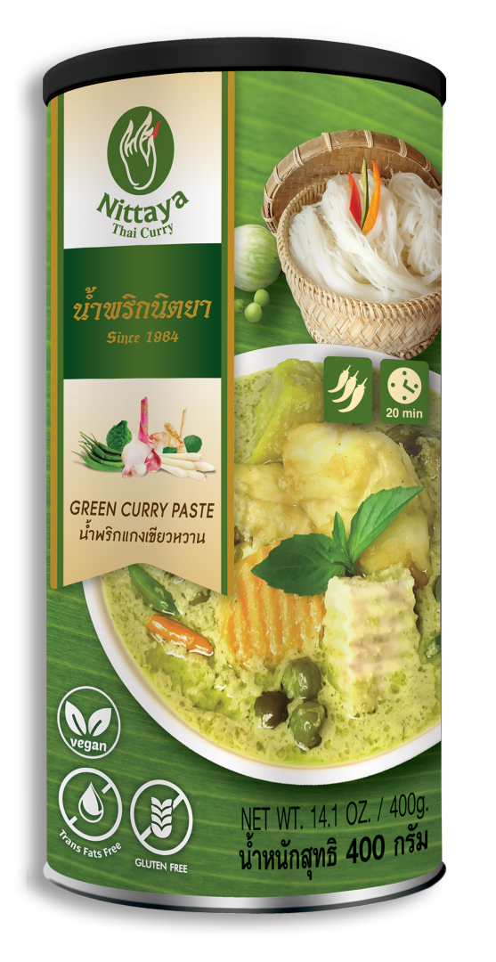 Nittaya Green Curry Paste (Vegan)